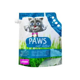 Paws Lavender Clumping Cat Litter 5L - Max Odor Control
