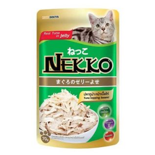NEKKO Adult Cat Pouch Tuna Topping Sasami 70gm