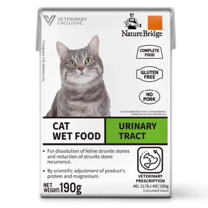 Nature Bridge Cat Wet Food Urinary Tract 190g