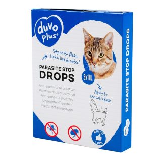 Duvo Plus Parasite Stop Drops for Cats 3x1ml flea and tick treatment in Bangladesh