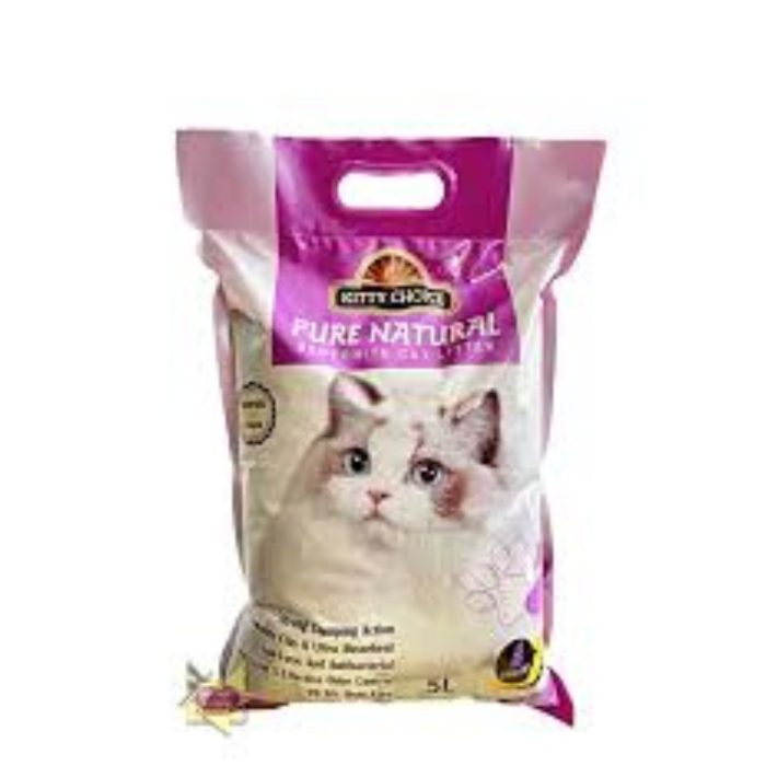 Kitty Choice Bentonite Cat Litter Lavender 5L super clumping ultra absorbent cat litter Bangladesh