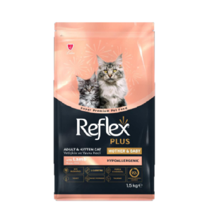 Reflex Plus Mother & Baby Cat Food with Lamb 1.5kg for kittens and mother cats in Bangladesh