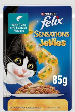 Felix Adult Sensations Tuna and Spinach in Jelly Wet Cat Food Pouch Bangladesh